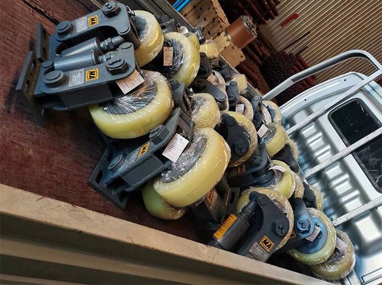 山东矿安重工一批滚轮罐耳发往河北石家庄