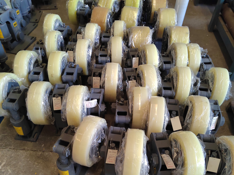 山东矿安重工一批滚轮罐耳发往陕西宝鸡