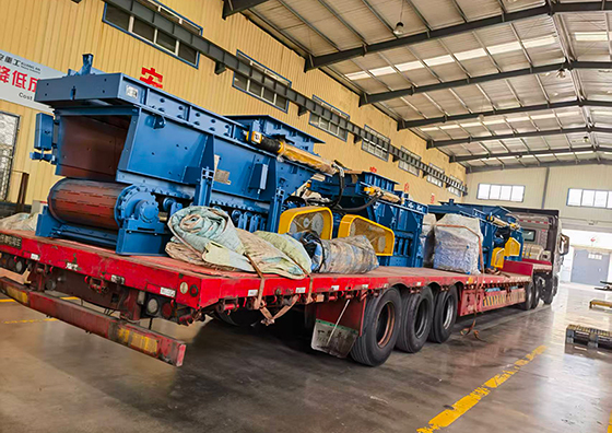 山东矿安重工有限公司四台防溃仓链板式给煤机顺利发货