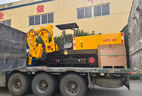匠心造精品 赋能矿山建设｜山东矿安重工WPZ-45/800L巷道修复机顺利发往普安宜恒煤业