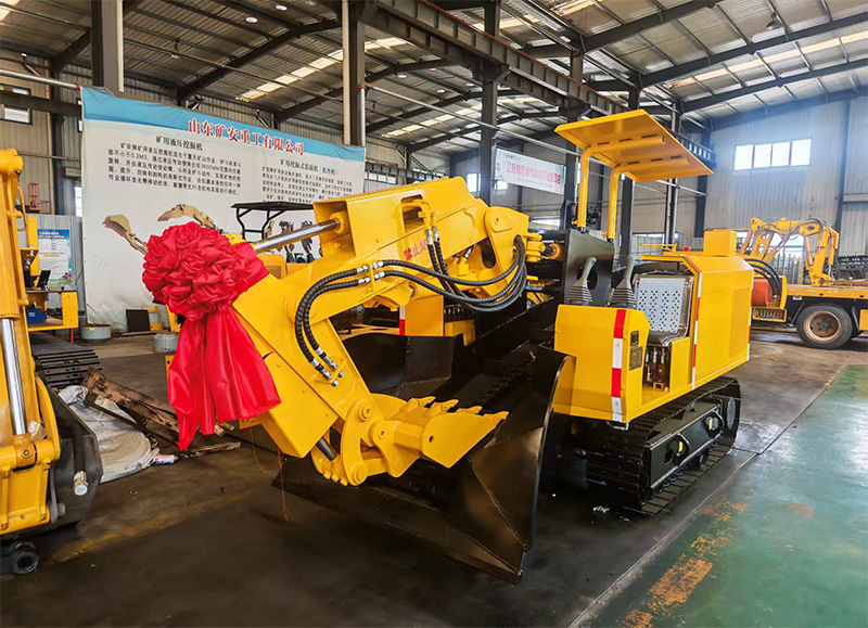山东矿安重工ZWY-60/22L型煤矿用挖掘式装载机顺利发运长治吉祥煤业